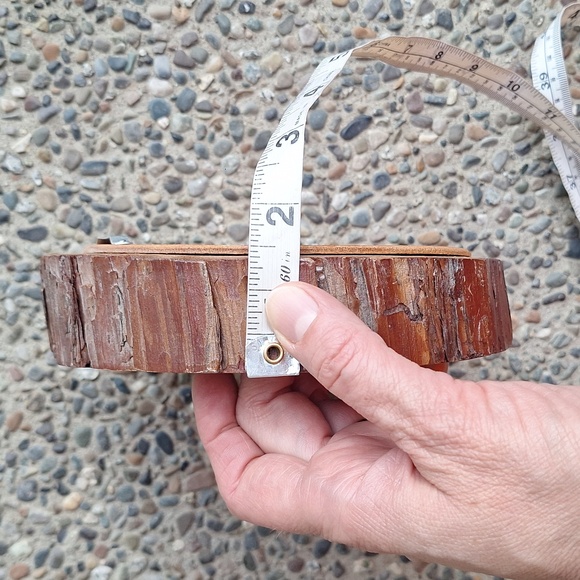 Vintage Handmade Intarsia Wood Raccoon Wall Hanging 3D Art 7" - Picture 8 of 8